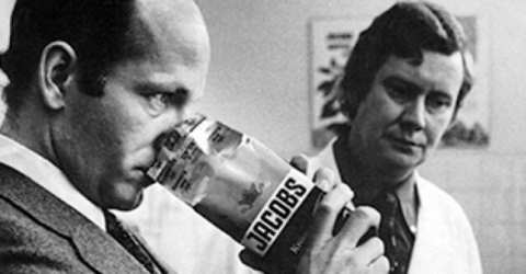 Klaus J Jacobs testing Jacobs coffee